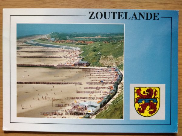 Postcard Zoutelande Strand en Wapen