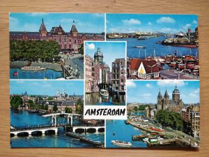 Postcard Amsterdam 5 pictures