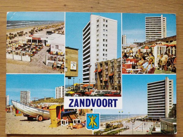 Postcard Zandvoort 5 pictures
