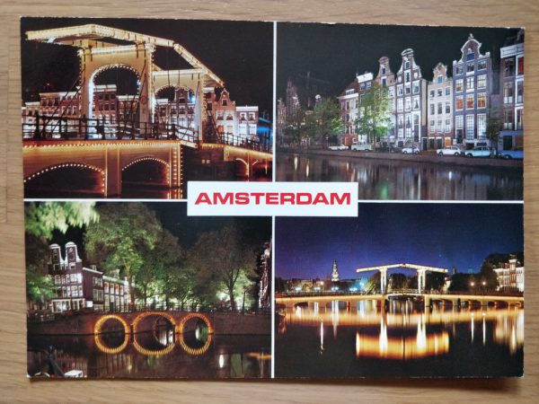 Postcard Amsterdam 4 pictures