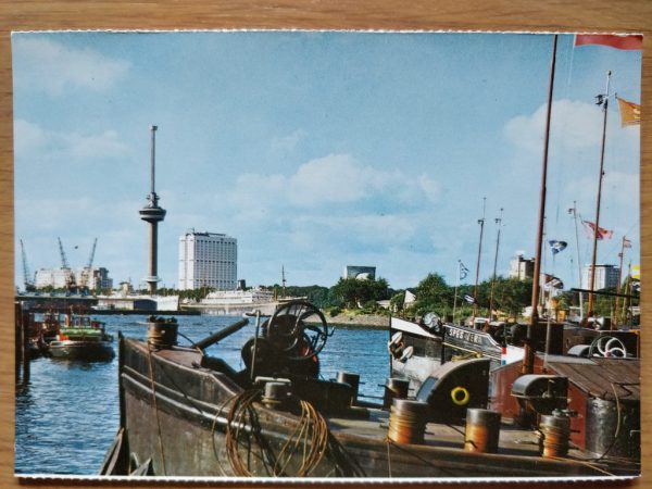 Postcard Rotterdam Haven en Euromast