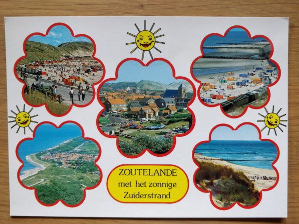 Postcard Zoutelande Zuiderstrand