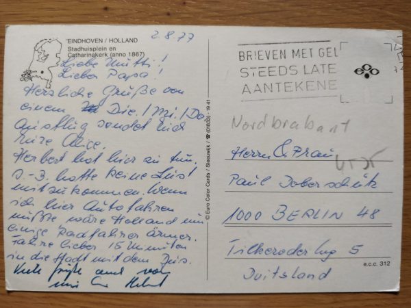 Postcard Eindhoven Catharinakerk - Image 2
