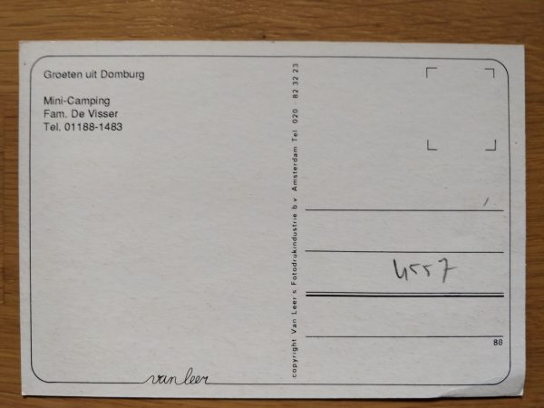 Postcard Domburg Minicamping De Visser - Image 2