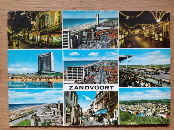 Postcard Zandvoort 9 pictures