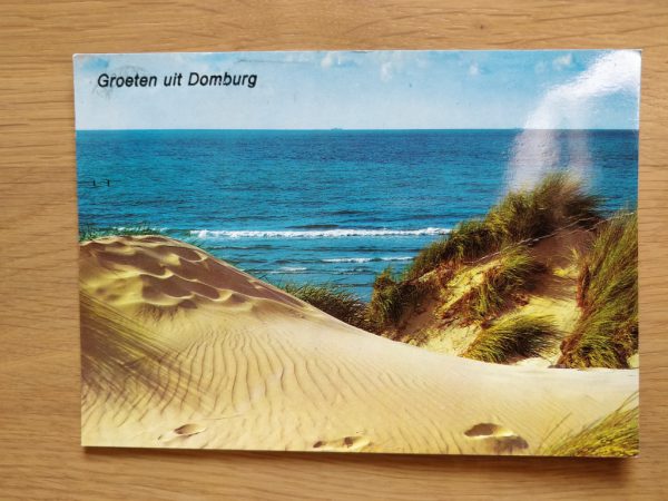 Postcard Groeten uit Domburg Strand