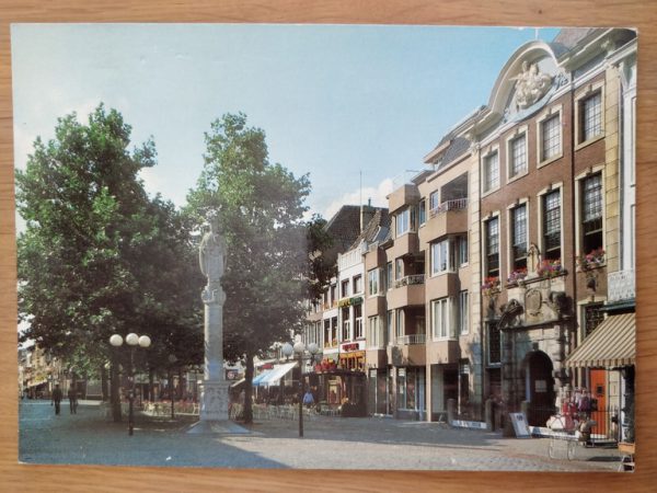 Postcard Breda Grote Markt met Judith