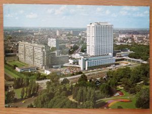 Postcard Rotterdam Westzeedijk met Academisch Ziekenhuis