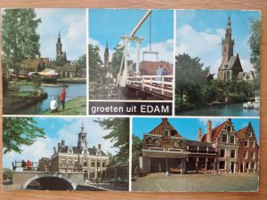 Postcard Edam Groeten uit