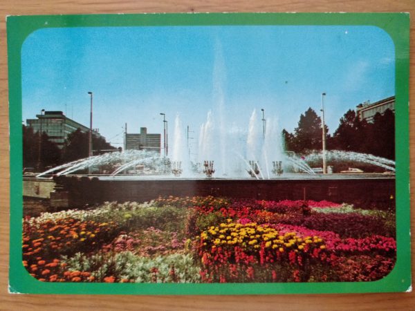 Postcard Rotterdam Fontein Hofplein