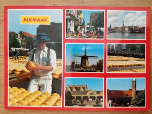 Postcard Alkmaar 7 pictures