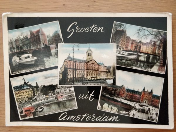 Postcard Groeten uit Amsterdam Mosaic