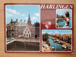 Postcard Harlingen 3 pictures