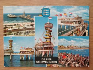 Postcard Scheveningen 5 pictures pier