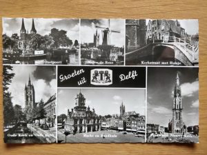 Postcard Groeten uit Delft