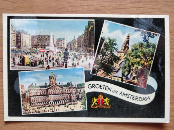 Postcard Amsterdam Groeten uit
