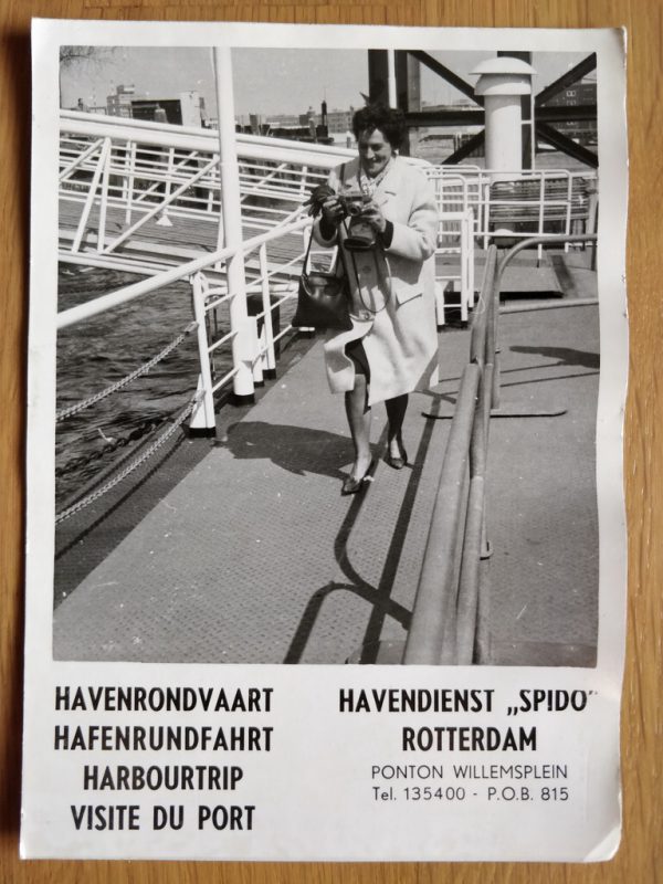 Postcard Havendienst Spido Rotterdam