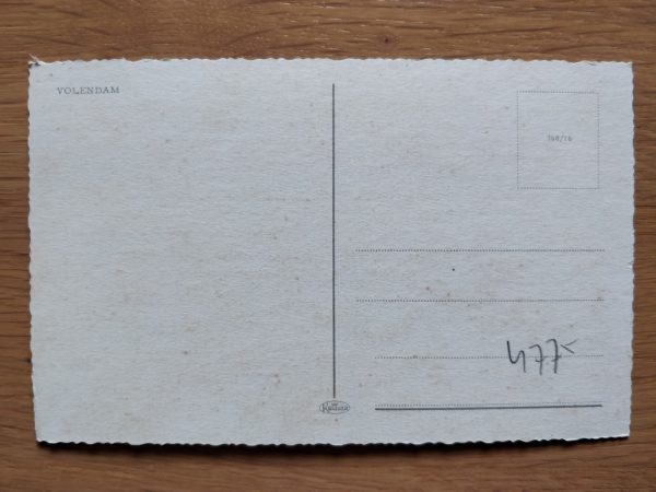 Postcard Volendam Dijk met Klederdracht - Image 2