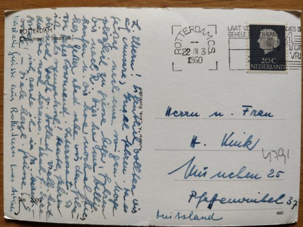 Postcard Rotterdam Coolsingel - Image 2