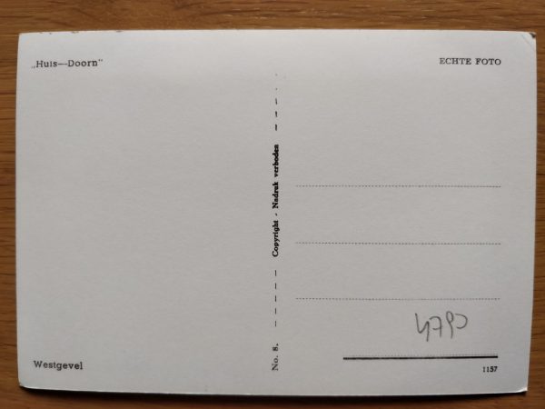 Postcard Huis Doorn - Image 2