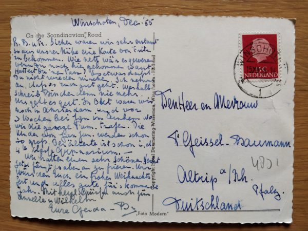 Postcard Winschoten Molens Winschoterdiep - Image 2