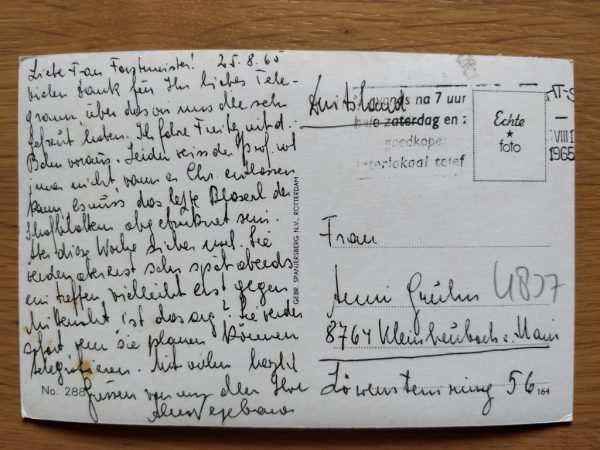 Postcard Leiden Stadstimmerwerf - Image 2