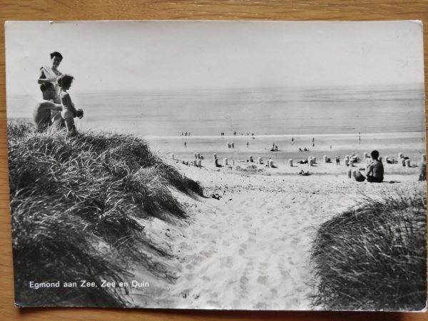 Postcard Egmond aan Zee Zee en Duinen