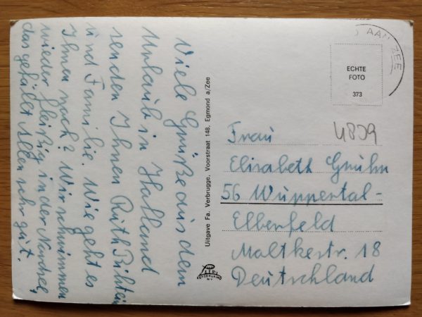 Postcard Egmond aan Zee Zee en Duinen - Image 2