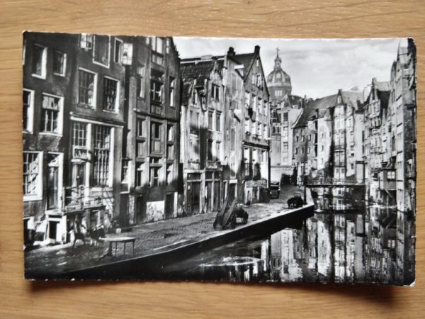Postcard Amsterdam Achterburgwal