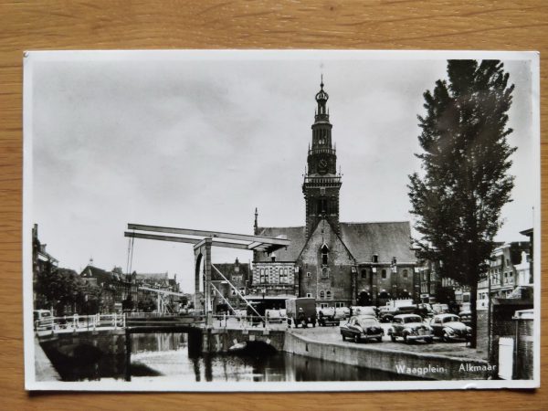 Postcard Alkmaar Waagplein