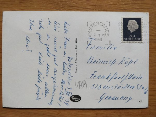 Postcard Alkmaar Waagplein - Image 2