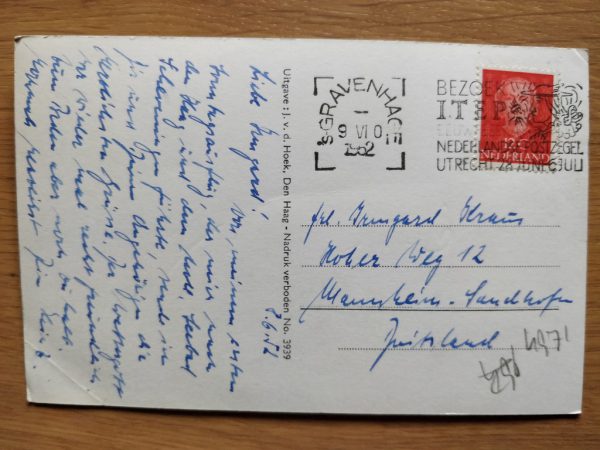 Postcard Den Haag Vredespaleis - Image 2
