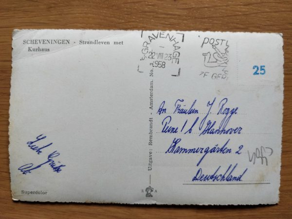 Postcard Scheveningen Strandleven met Kurhaus - Image 2