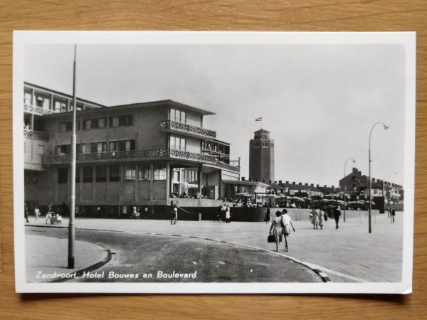 Postcard Zandvoort Boulevard Hotel Bouwes
