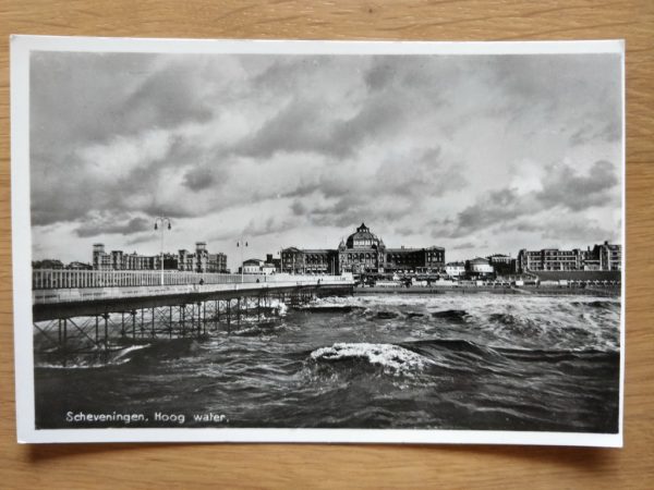 Postcard Scheveningen Hoog Water