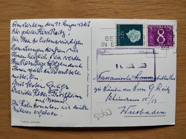 Postcard Amsterdam Centraal Station - Image 2