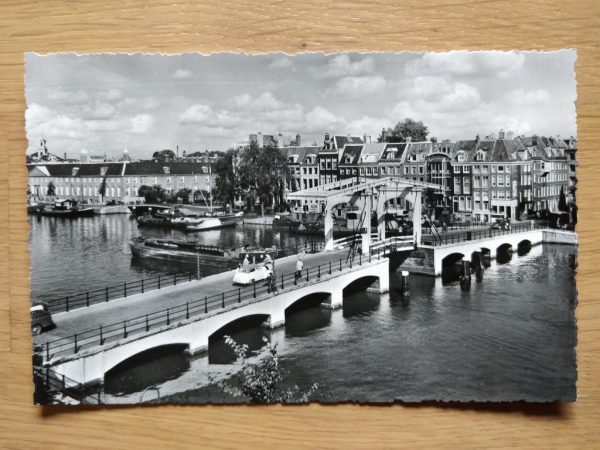 Postcard Amsterdam Magere Brug Amstel