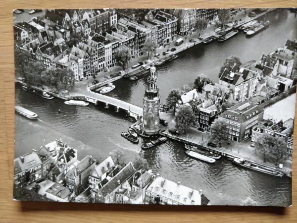Postcard Amsterdam Montelbaantoren KLM