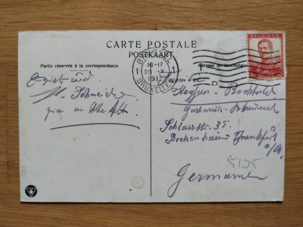 Postcard Brussels Place Rogier 1921 - Image 2