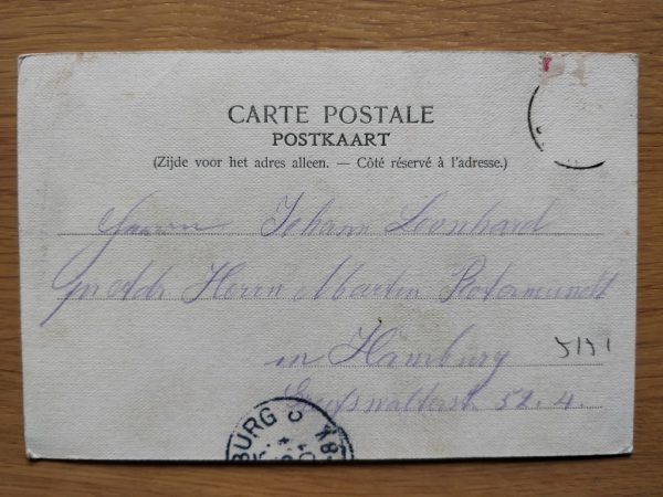 Postcard Anvers Monument de Loos et Parc 1918 - Image 2