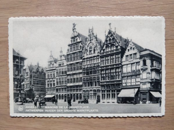 Postcard Antwerp Groote Marktplaats
