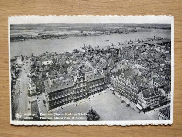 Postcard Antwerp Panorama