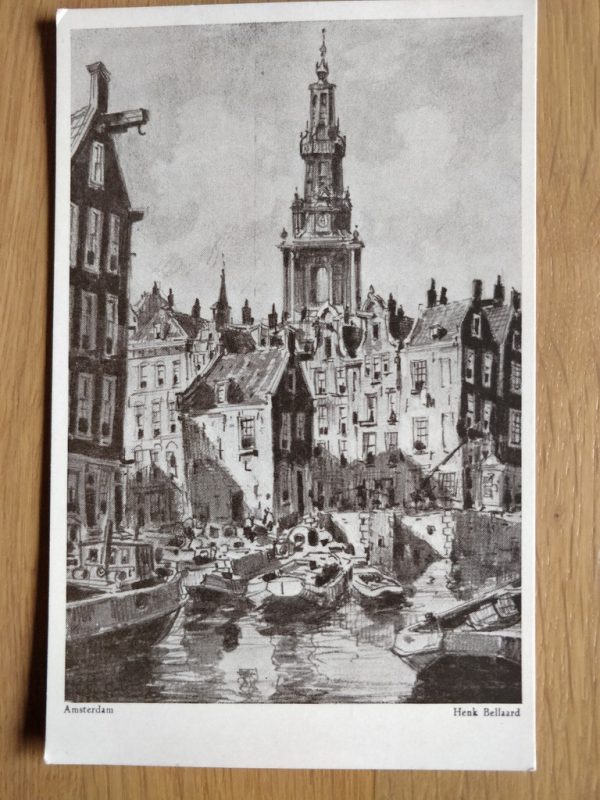Postcard Amsterdam Henk Bellaard