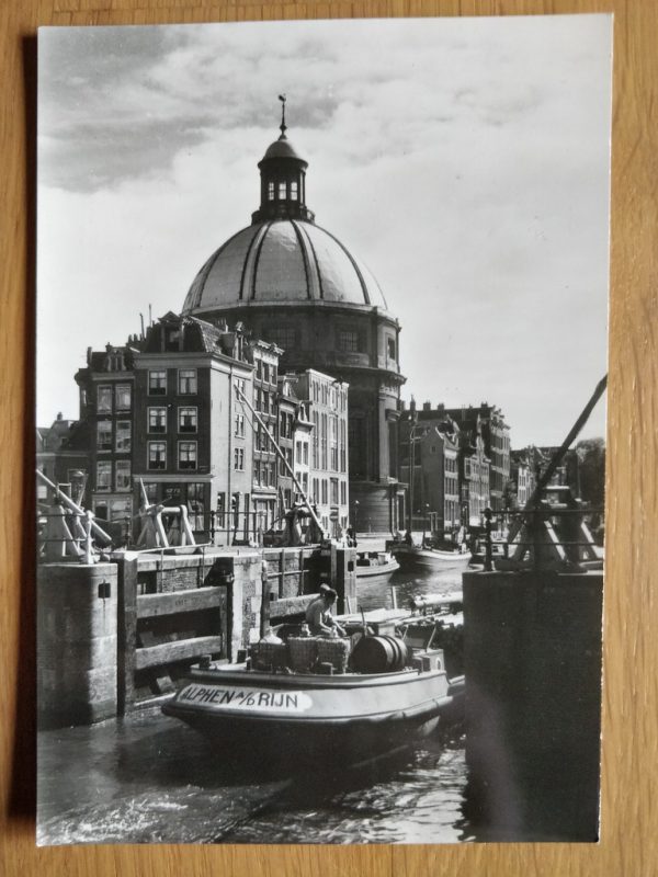 Postcard Amsterdam Haarlemmersluis