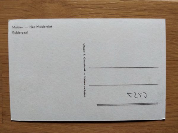 Postcard Muiden Het Muiderslot Ridderzaal - Image 2