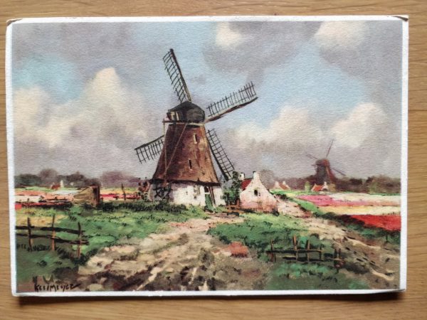 Postcard Windmill Holland