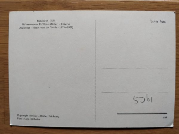 Postcard Exterieur Otterlo - Image 2