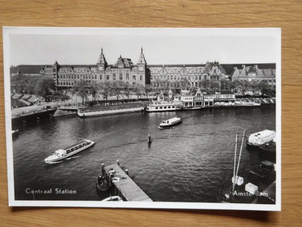 Postcard Amsterdam Centraal Station