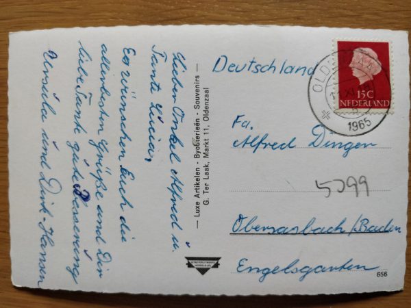 Postcard Oldenzaal Groeten uit - Image 2