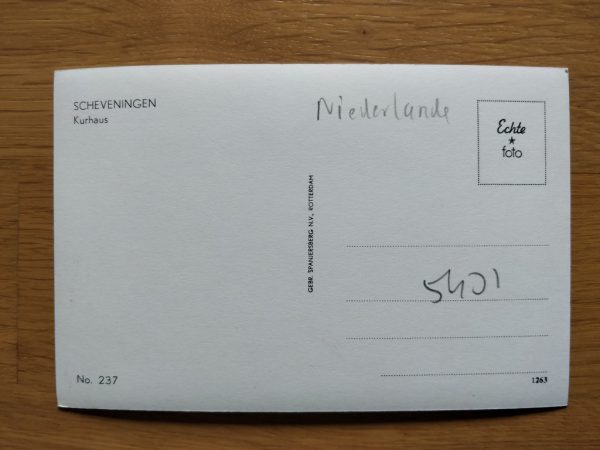 Postcard Scheveningen Kurhaus - Image 2
